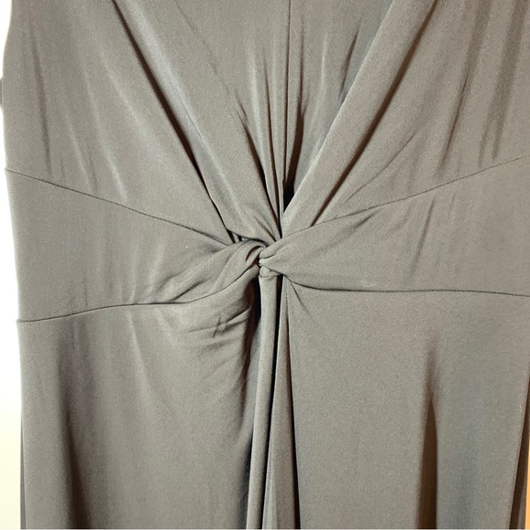Ann Taylor Knot Front Black Dress Size Large. Perfect black dress - Picture 3 of 7